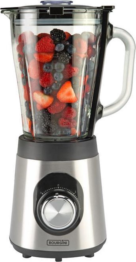 Bourgini Classic Blender Plus 1.5L - RVS