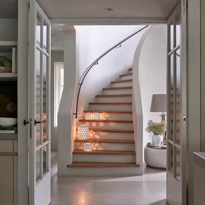 Riviera Maison Windlicht wit, Kaarsenhouder - La Baule S - Porselein