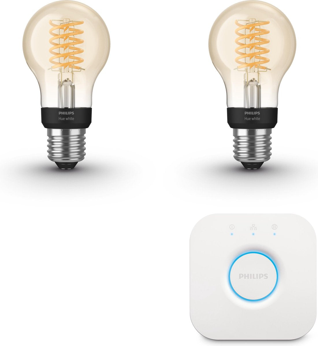 Philips Hue Starterspakket Filament - White - A60|E27 - 2 lampen