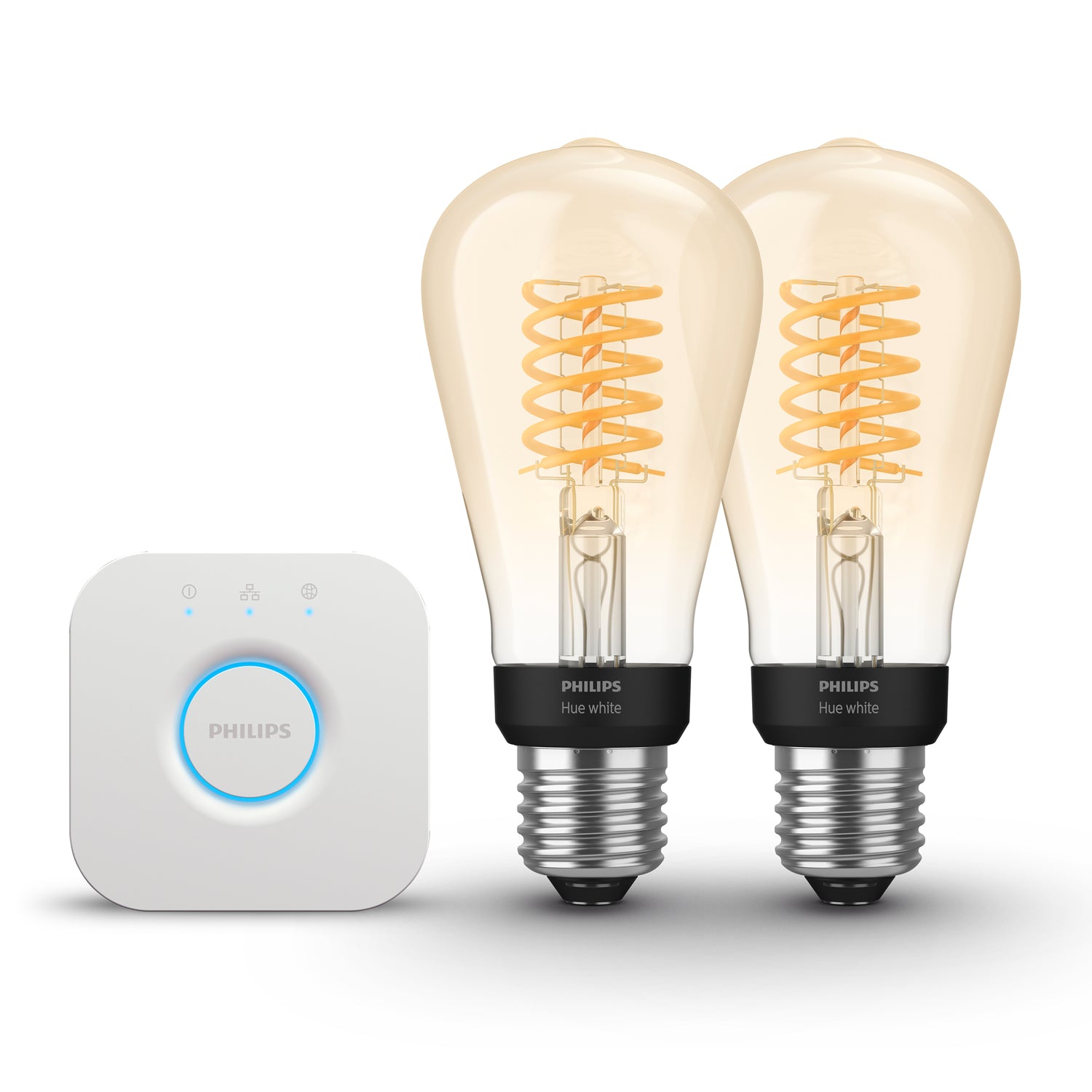 Philips Hue Starterspakket White Filament Edison Klein (St64) E27