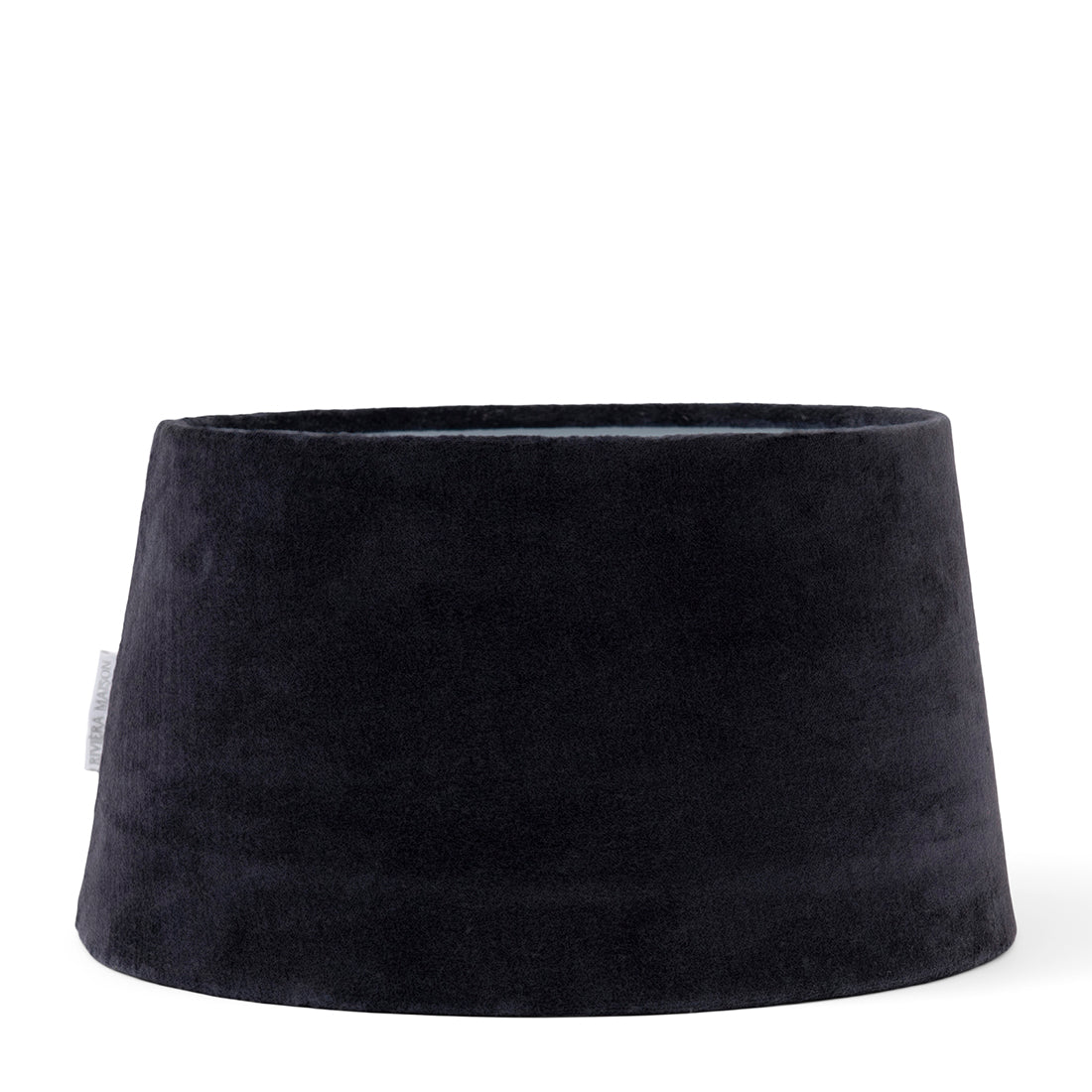 Riviera Maison Lampenkap blauw, Cilinder - Velvet (ØxH) 30x17