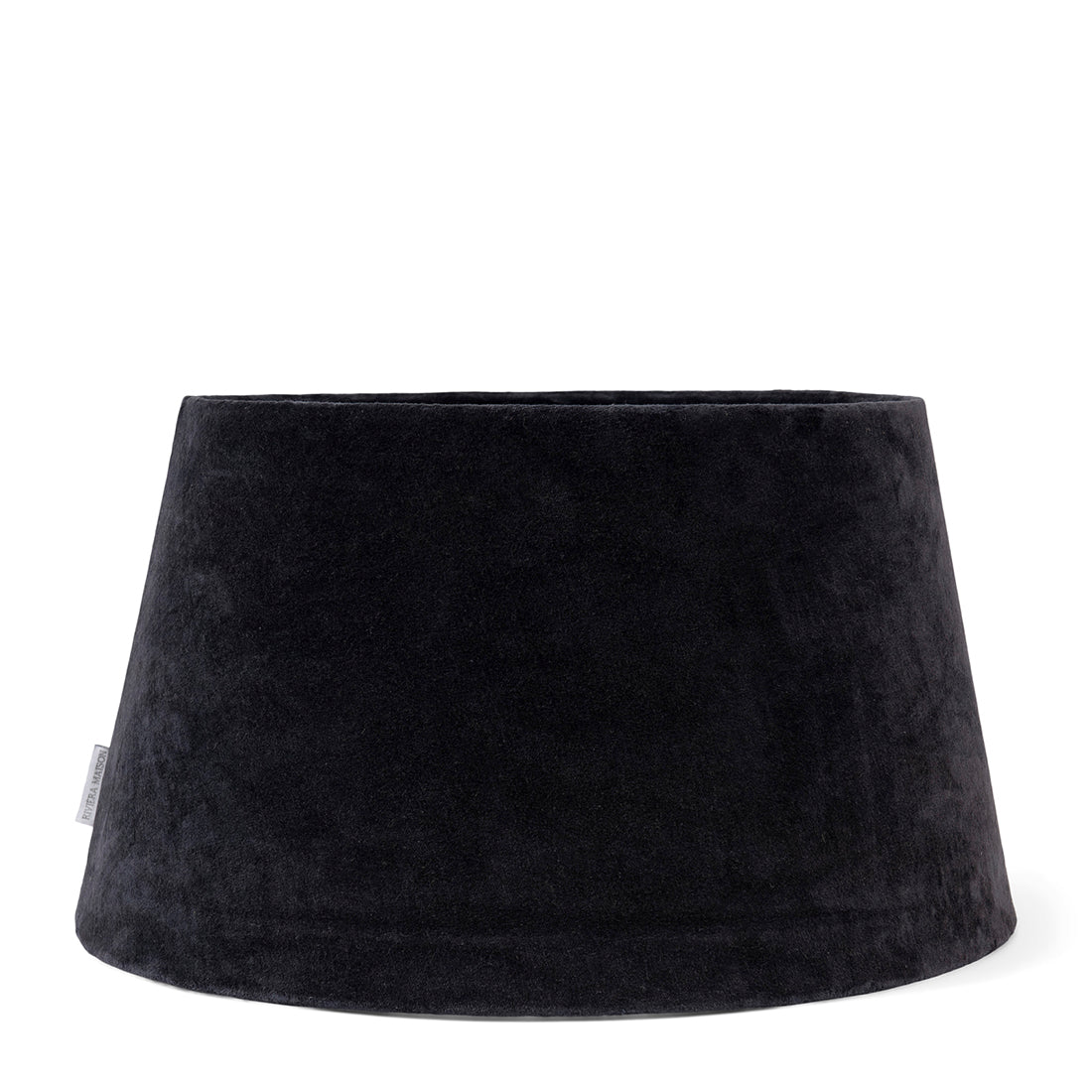 Riviera Maison Lampenkap blauw, Cilinder - Velvet (ØxH) 45x25