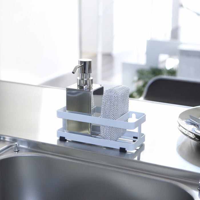 Yamazaki Fles- & Sponshouder Gootsteen met Zuignap - Tower - Zwart