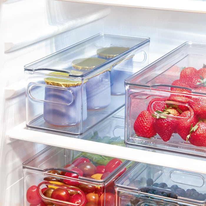 iDesign - Koelkast Organizer met Deksel, 15.1 x 15.2 x 10.7 cm, Kunsts