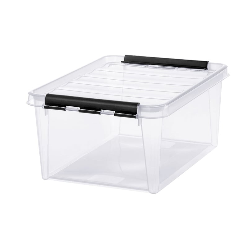 Orthex - Opbergboxen met deksel   | 14 liter laag (30 x 40 x 18 cm)