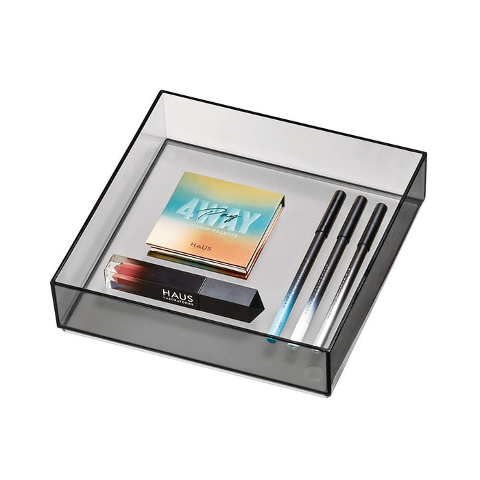 iDesign - Make-up Organizer, 30.5 x 10.2 x 5.1 cm, Smoke - iDesign | S