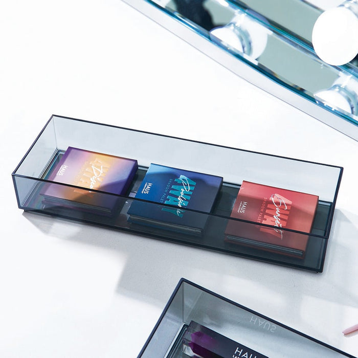 iDesign - Make-up Organizer, 30.5 x 10.2 x 5.1 cm, Smoke - iDesign | S