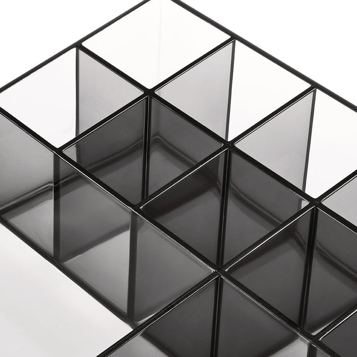 Make-up Organizer met 13 Vakken, 30.5 x 20.3 x 7.6 cm, Smoke - iDesign