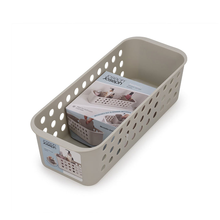 Opbergbox met Verdeelvakken, 16 x 40 x 13 CM, Kunststof, Grijs - Josep