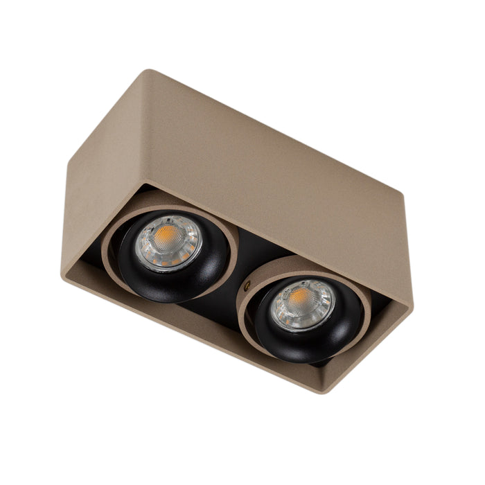 KS Verlichting Bjorn 2 Opbouwspot Champagne