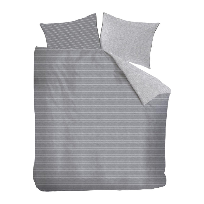 Rivièra Maison Pinstripe Dekbedovertrek 240 x 200/220 cm - Grijs
