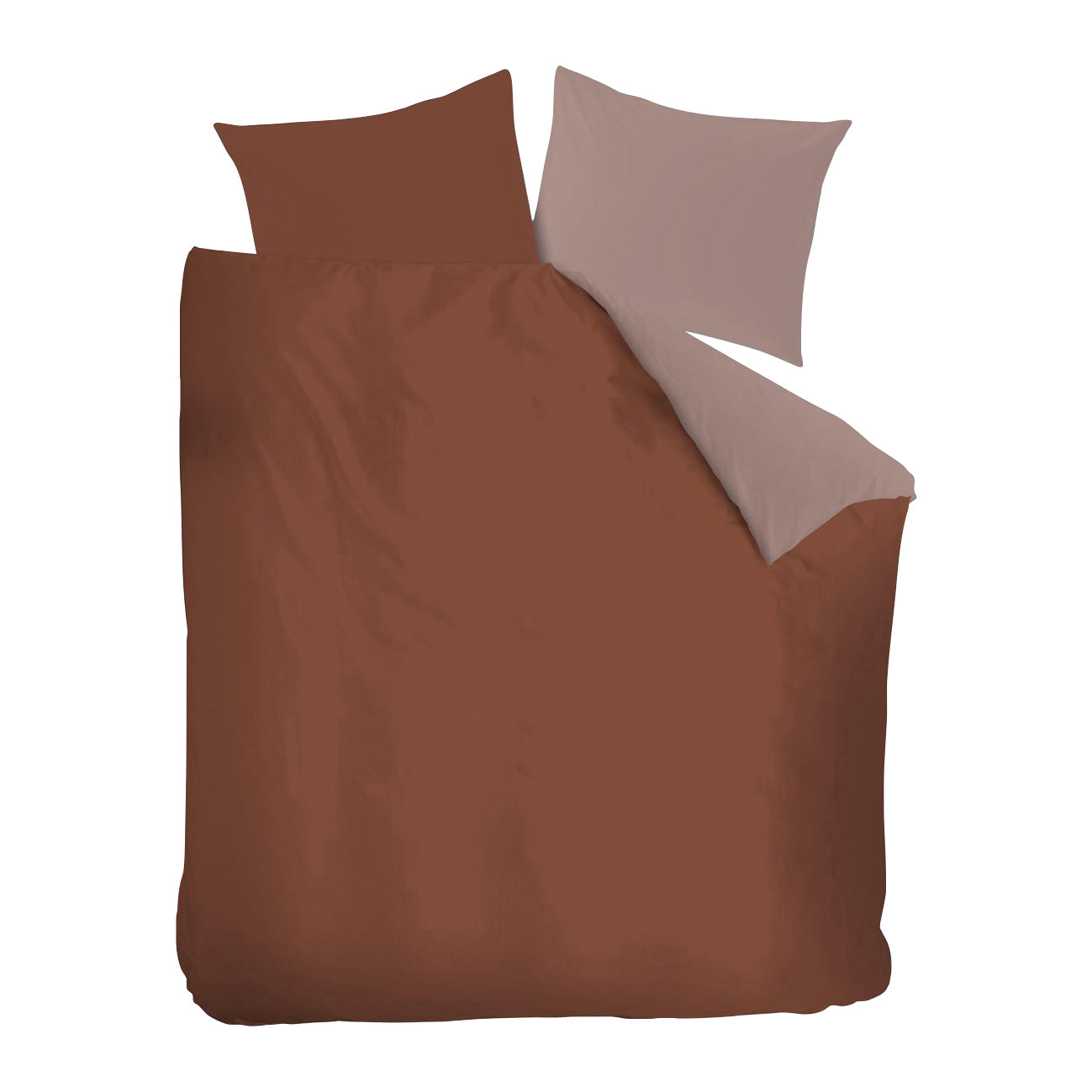 vtwonen Match Dekbedovertrek 240 x 200/220 cm - Terra