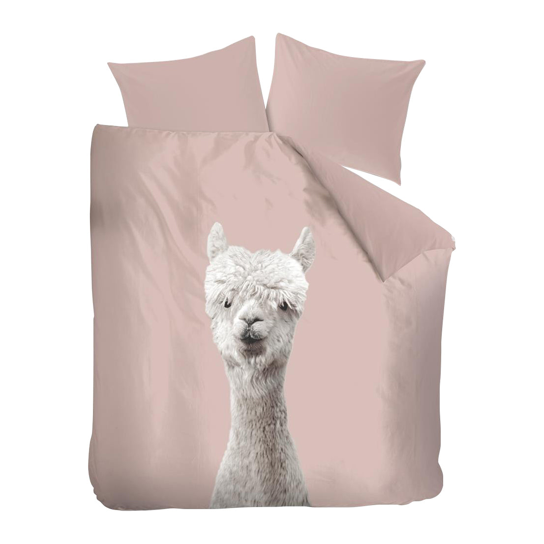 Ambiante Alpaca Dekbedovertrek 200 x 200/220 cm - Peach