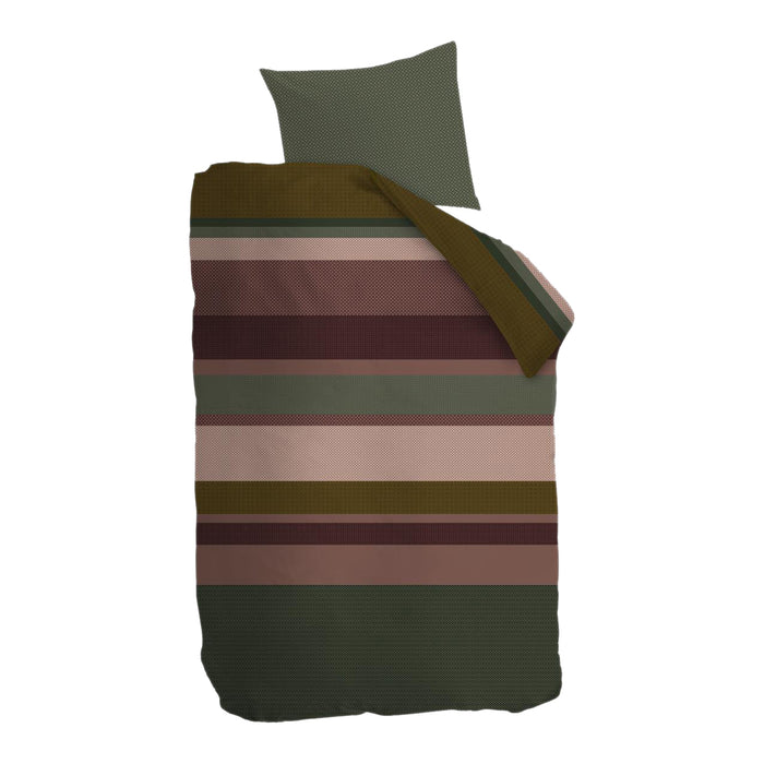 Beddinghouse Ines Dekbedovertrek 140 x 200/220 cm - Groen