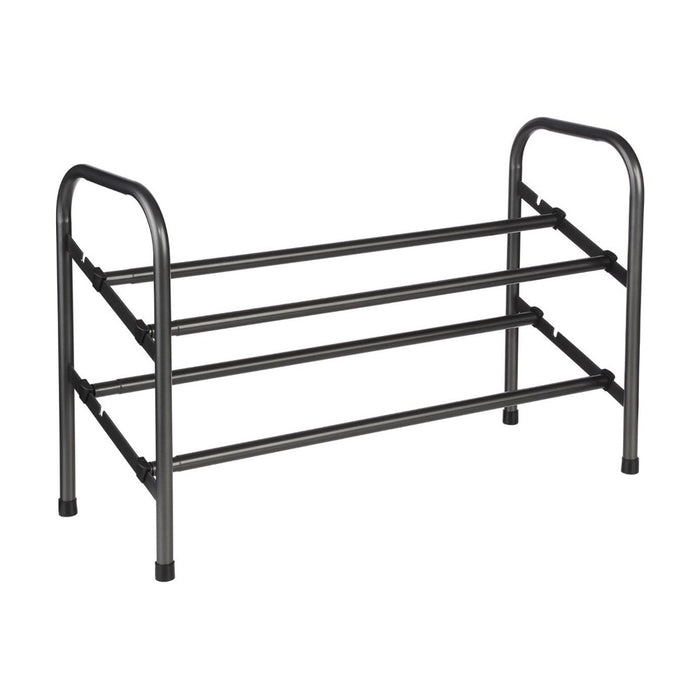 5five Schoenenrek - uitschuifbaar - zwart - 6-10 paar - 61 x 39 cm