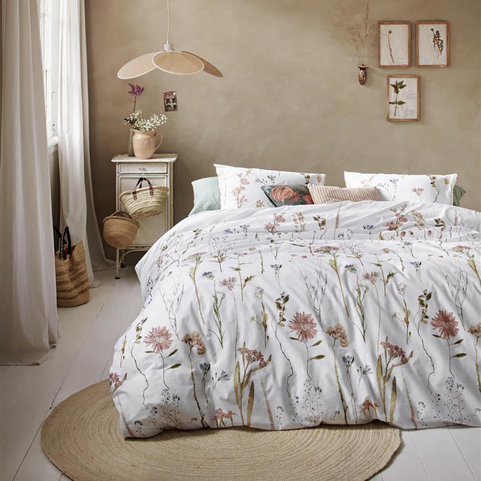 Ariadne at Home Rustic Dekbedovertrek 240 x 200/220 cm - Wit