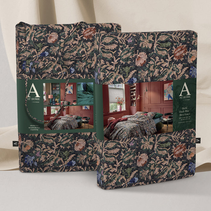 At Home by Beddinghouse Pencil Rain Dekbedovertrek 140 x 200/220 cm - Oker