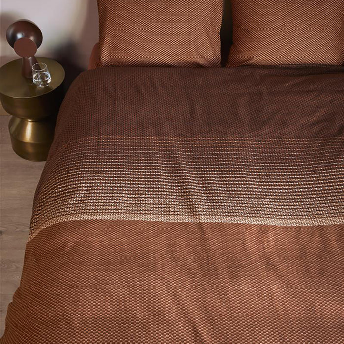 Beddinghouse Demi Dekbedovertrek 200 x 200/220 cm - Terra