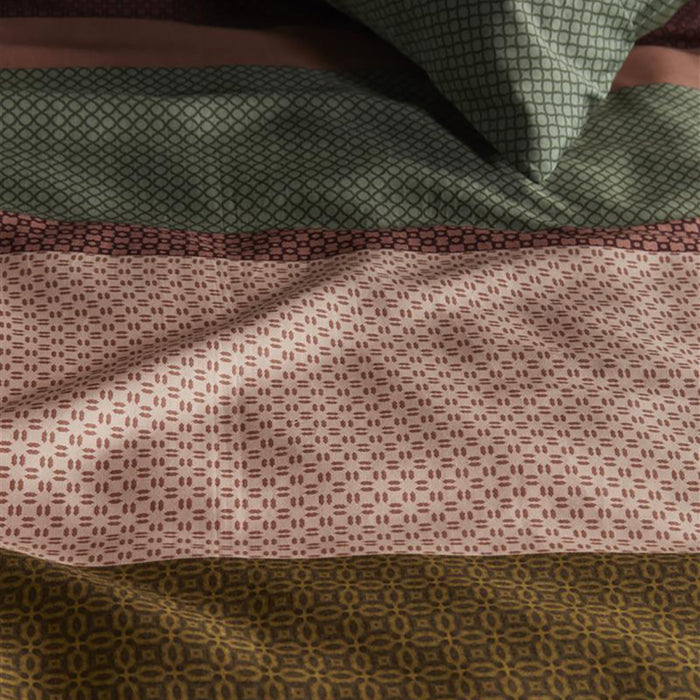 Beddinghouse Ines Dekbedovertrek 240 x 200/220 cm - Groen