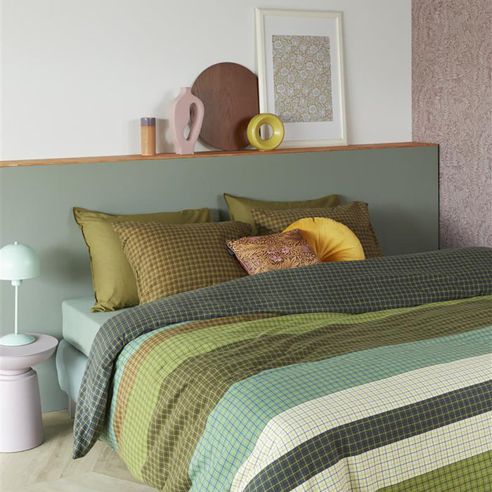 Beddinghouse Juno Dekbedovertrek 240 x 200/220 cm - Groen