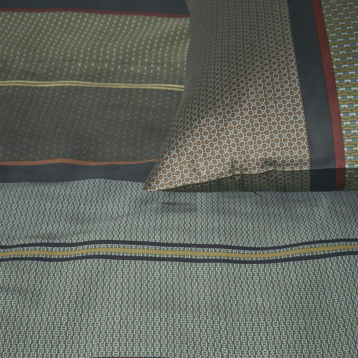 Kardol Runway Dekbedovertrek 200 x 200/220 cm - Groen