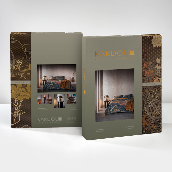 Kardol Runway Dekbedovertrek 200 x 200/220 cm - Groen