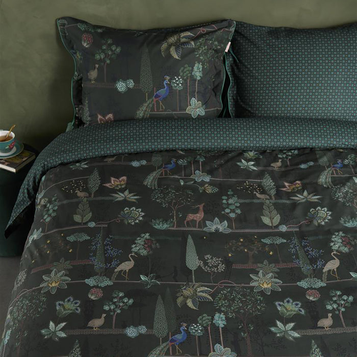 Pip Studio Alberi Dekbedovertrek 140 x 200/220 cm - Donker Groen