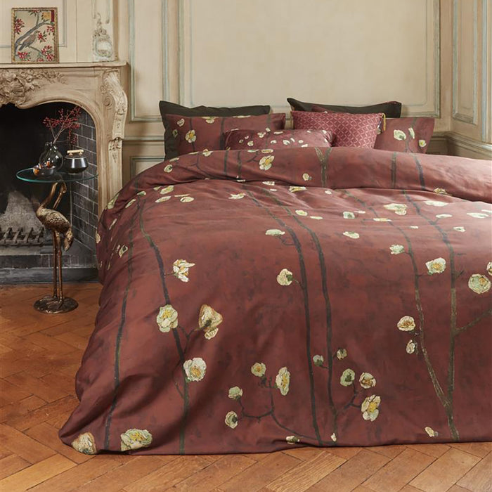 Beddinghouse x Van Gogh Plum Blossoms Dekbedovertrek 240 x 200|220 cm - Rood
