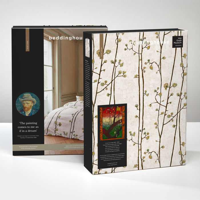 Beddinghouse x Van Gogh Plum Blossoms Dekbedovertrek 240 x 200|220 cm - Zand