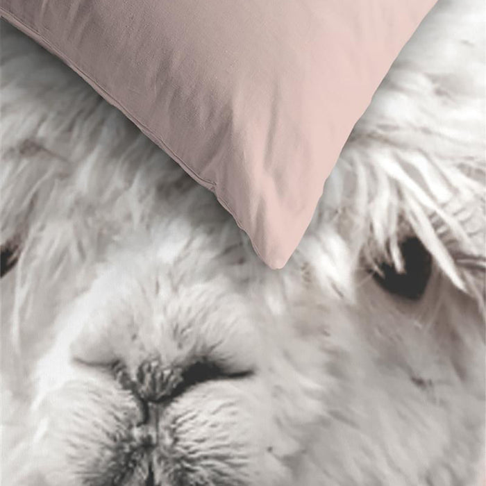 Ambiante Alpaca Dekbedovertrek 240 x 200/220 cm - Peach