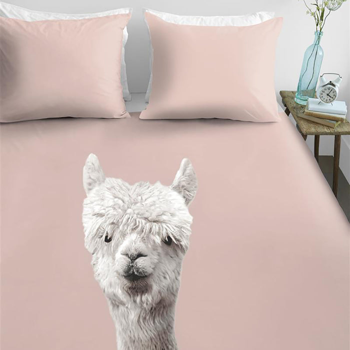 Ambiante Alpaca Dekbedovertrek 240 x 200/220 cm - Peach