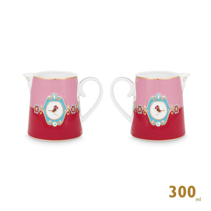 Pip Studio Theeset - Love Birds - Suikerpot en kannetje - Set van 2