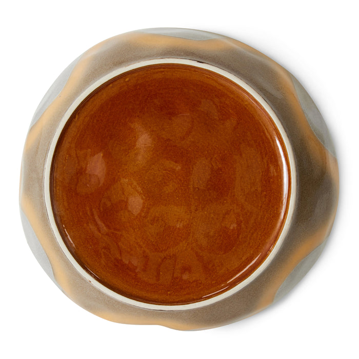 HKliving 70's Diep Bord Ø 19,5 cm - Set van 2 - Oasis