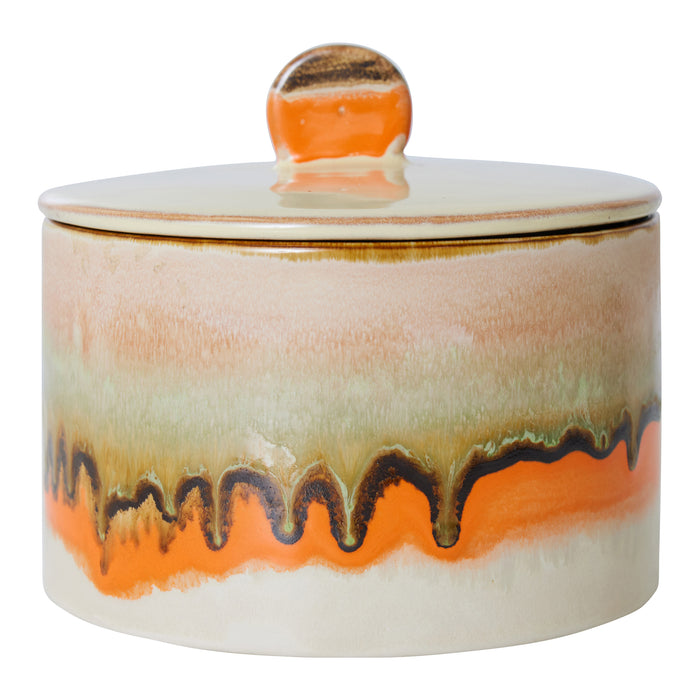 HKliving 70's Ceramics Cookie Jar Voorraadpot Ø 17 cm - Burst