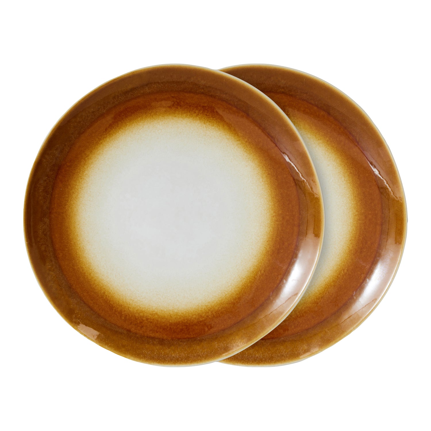 HKliving 70's Ceramics Dinerbord Ø 27,5 cm - Set van 2 - Supernova