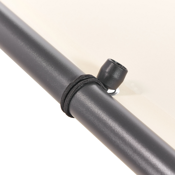 Beliani - VIMINO - Tuinpaviljoen - Beige - Staal