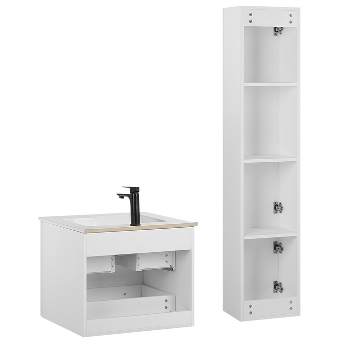 Beliani - TUDELA - Badkamermeubel - Wit - MDF