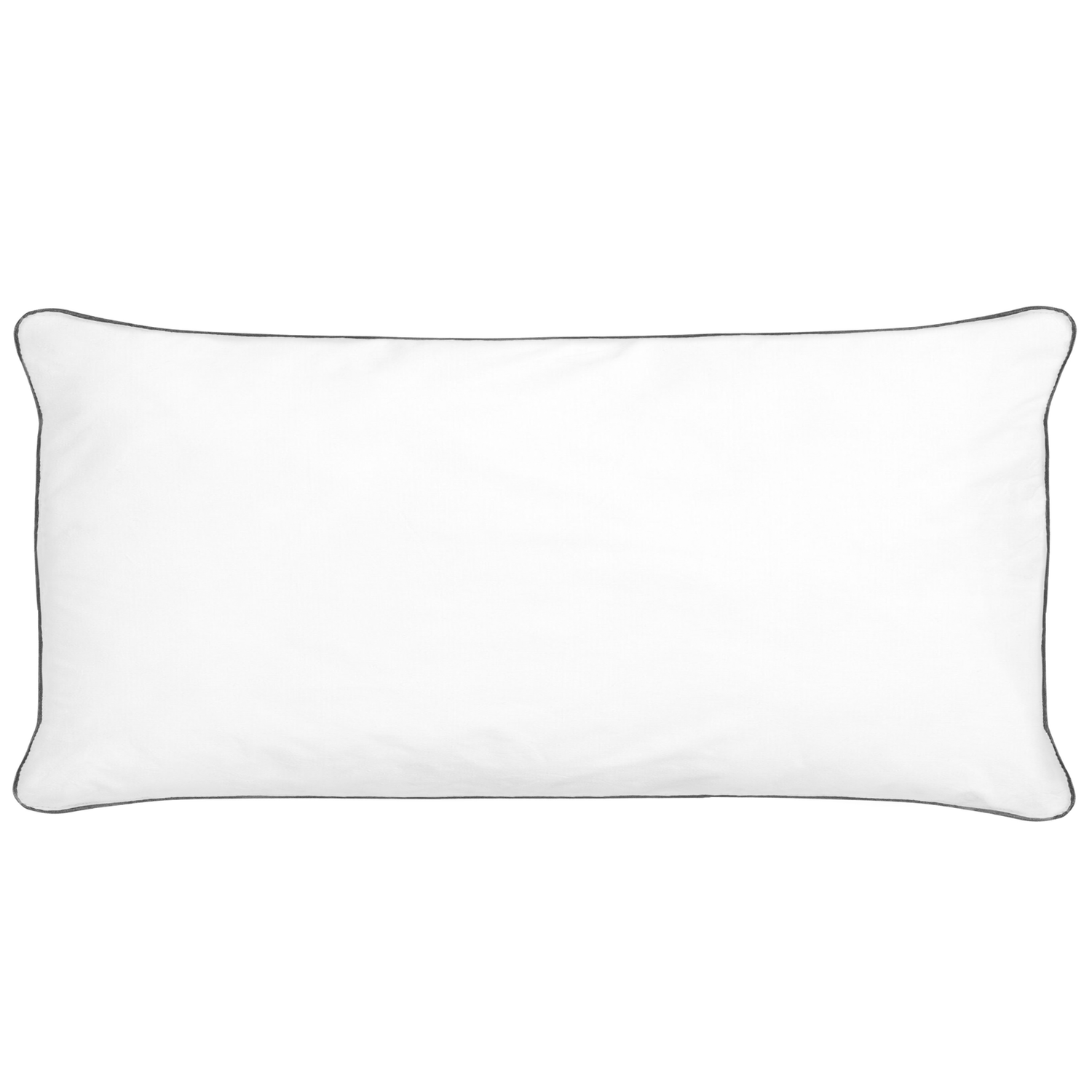 Beliani - PELISTER - Hoofdkussen hoog - Wit - 40 x 80 cm - Katoen