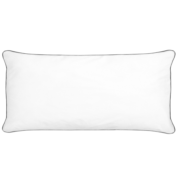 Beliani - PELISTER - Hoofdkussen hoog - Wit - 40 x 80 cm - Katoen