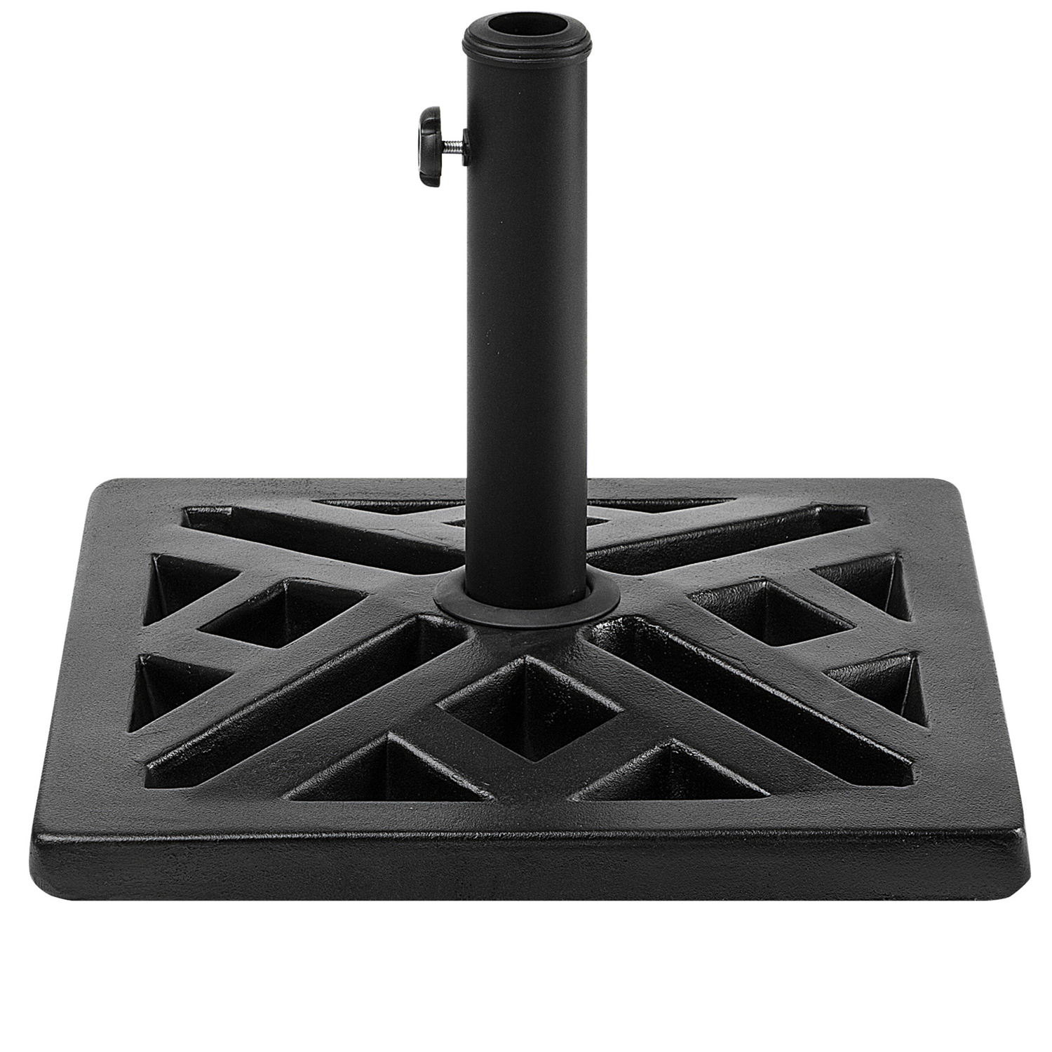 Beliani - CHIETI - Parasolvoet - Zwart - Beton