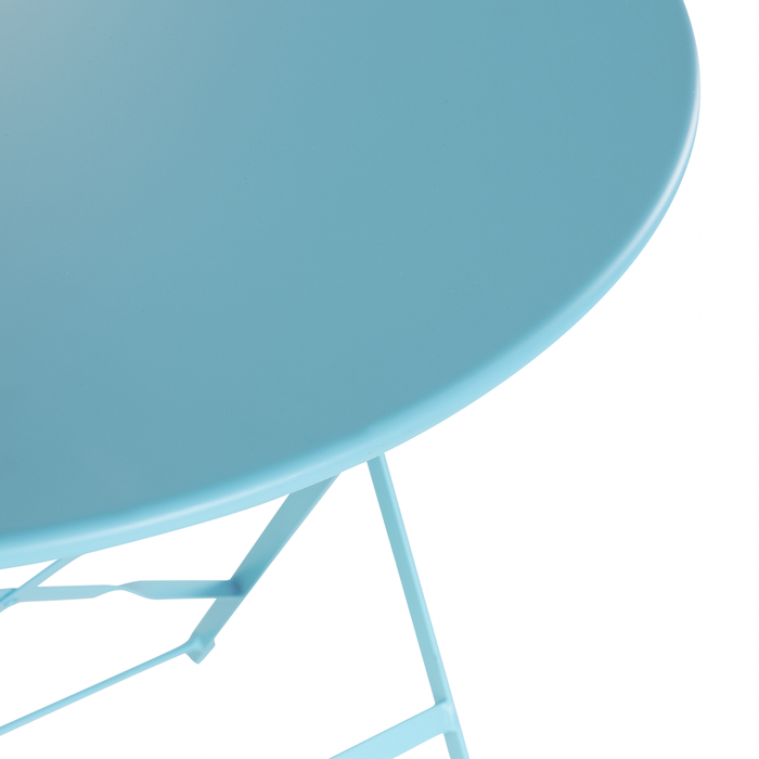 Beliani - FIORI - Bistroset voor 2 - Blauw - Staal