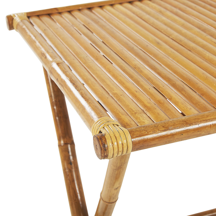 Beliani-ATRANI|SPELLO-Bistroset voor 2-Lichte houtkleur-Bamboehout