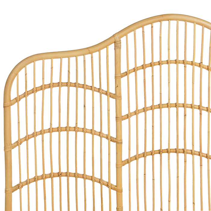 Beliani-DOMEYROT-Tweepersoonsbed-Lichtbruin-160 x 200 cm-Hout