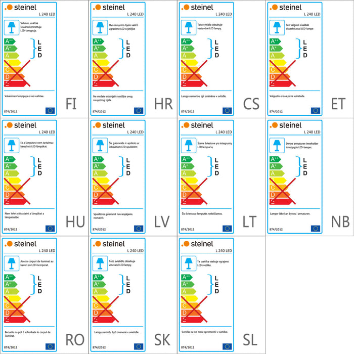 Steinel L240 LED Buitenlamp - Bewegingssensor - Antr.