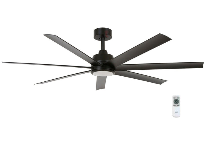 Lucci Air Plafondventilator Airfusion Atlanta Zwart 12W Led Ø 142cm