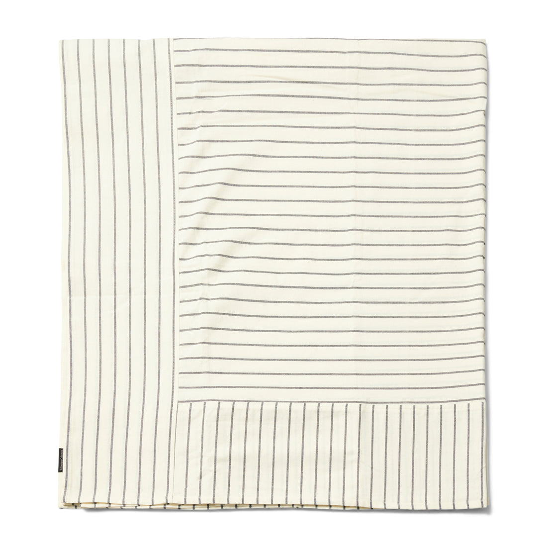Riviera Maison Tafelkleed Katoen, Tafellakens - Striped - Zwart |Wit