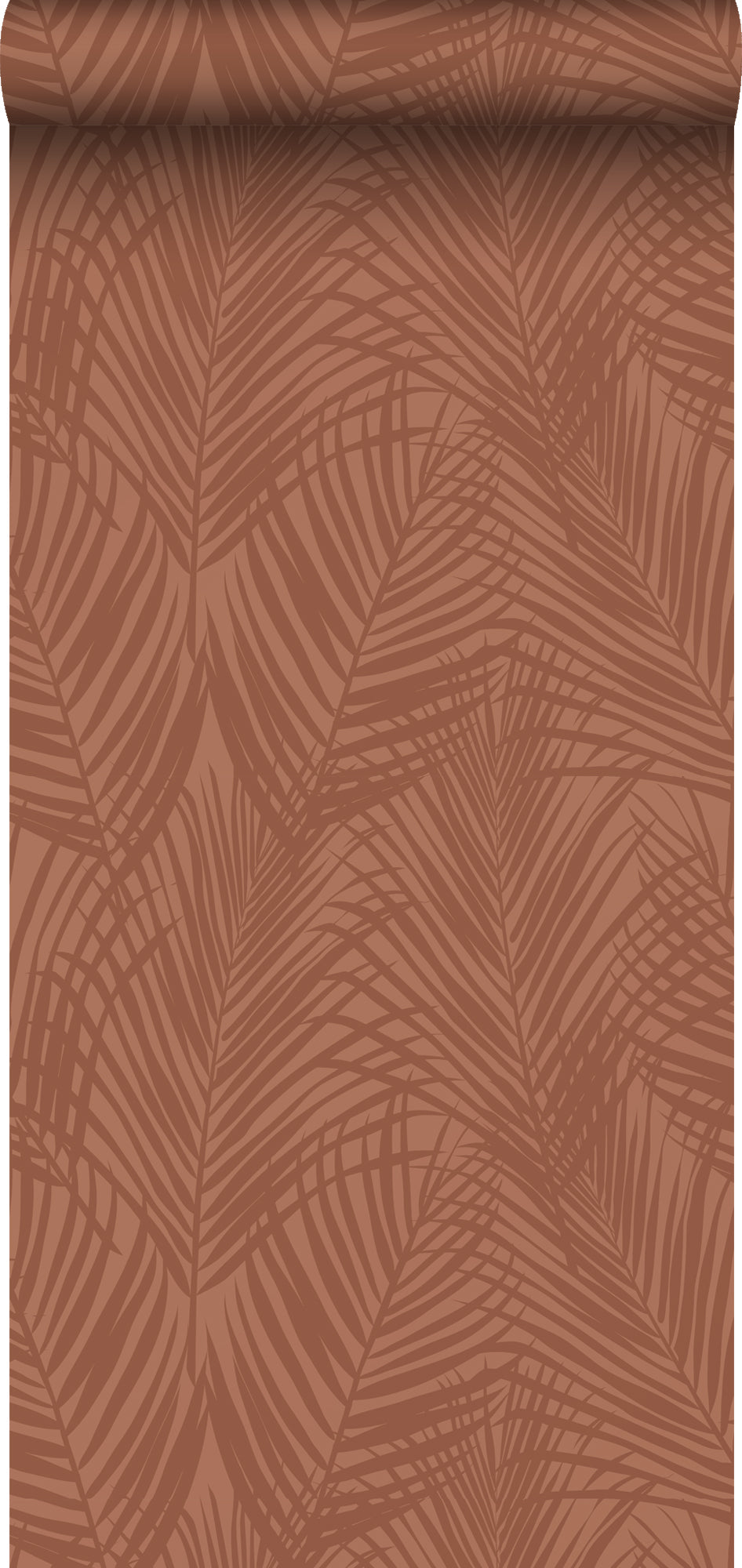 ESTAhome behang palmbladeren terracotta - 0,53 x 10,05 m - 139370