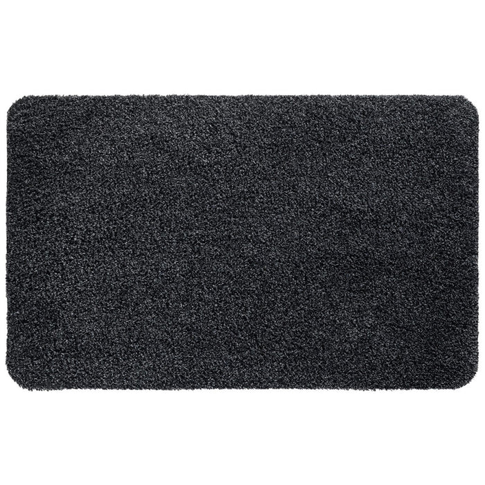 Veer Carpets - Wasbare Deurmat Aqua Stop 50 × 80 cm - Anthracite