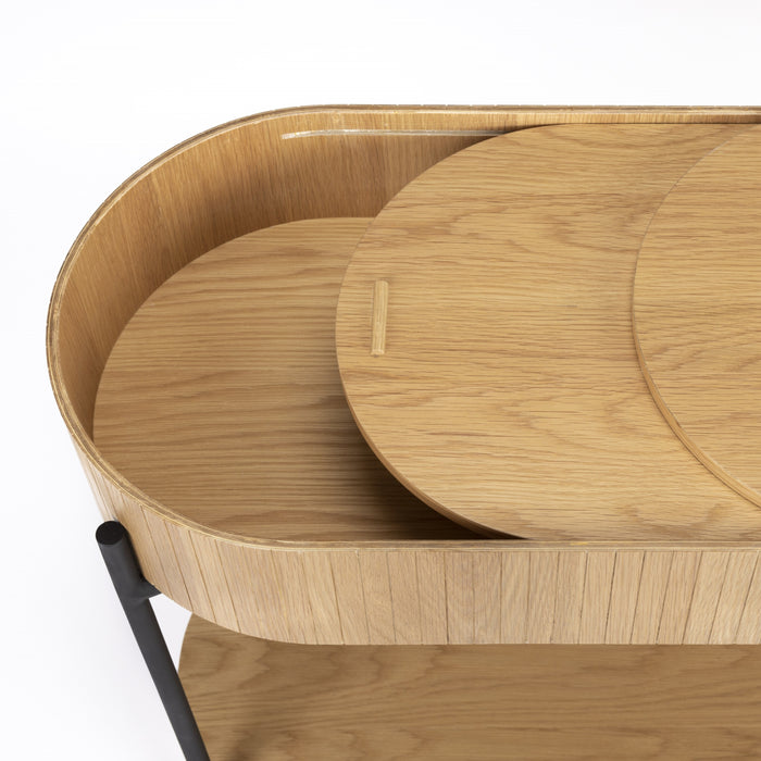 Zuiver Slides Sidetable - B 120 cm - Naturel