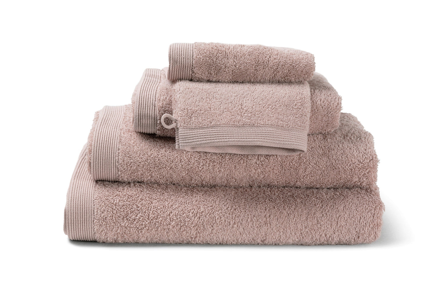 Casilin Como Handdoek set - Badlaken (set|5) Roze - Set van 5 stuks